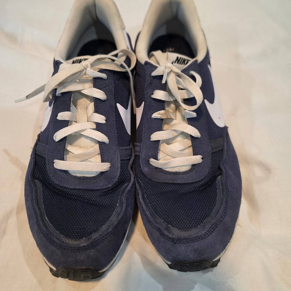 Nike Waffle Debut Mens Size 12 Navy Blue White FJ4195-400 Good Retro Sneakers